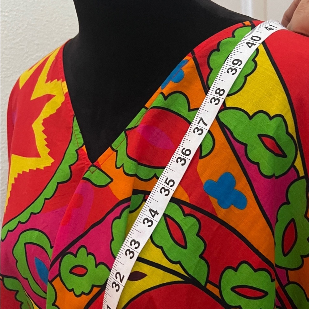 Rhode Resort Dress mid century modern print one size red - Picture 6 of 10